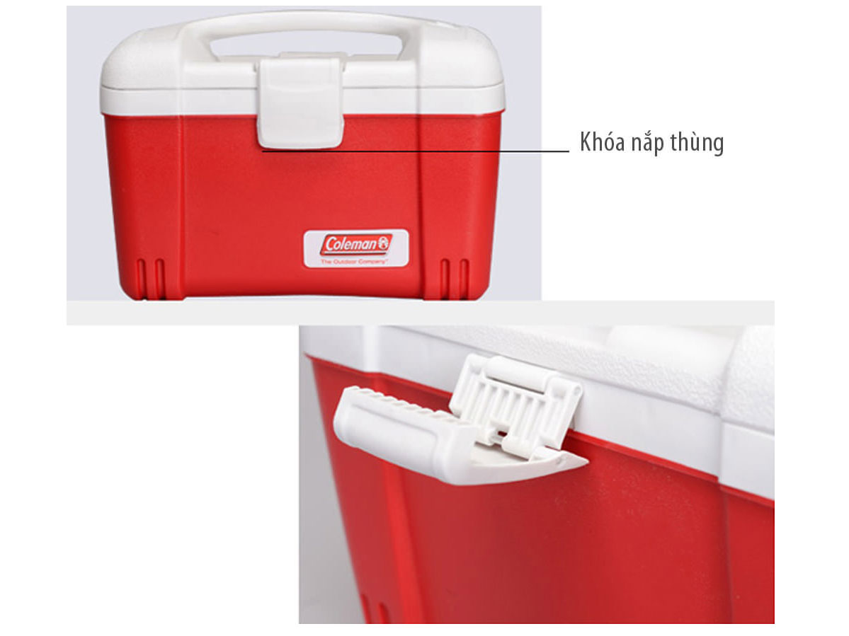 Thùng giữ lạnh Coleman 2000014641 6 lít - Đỏ