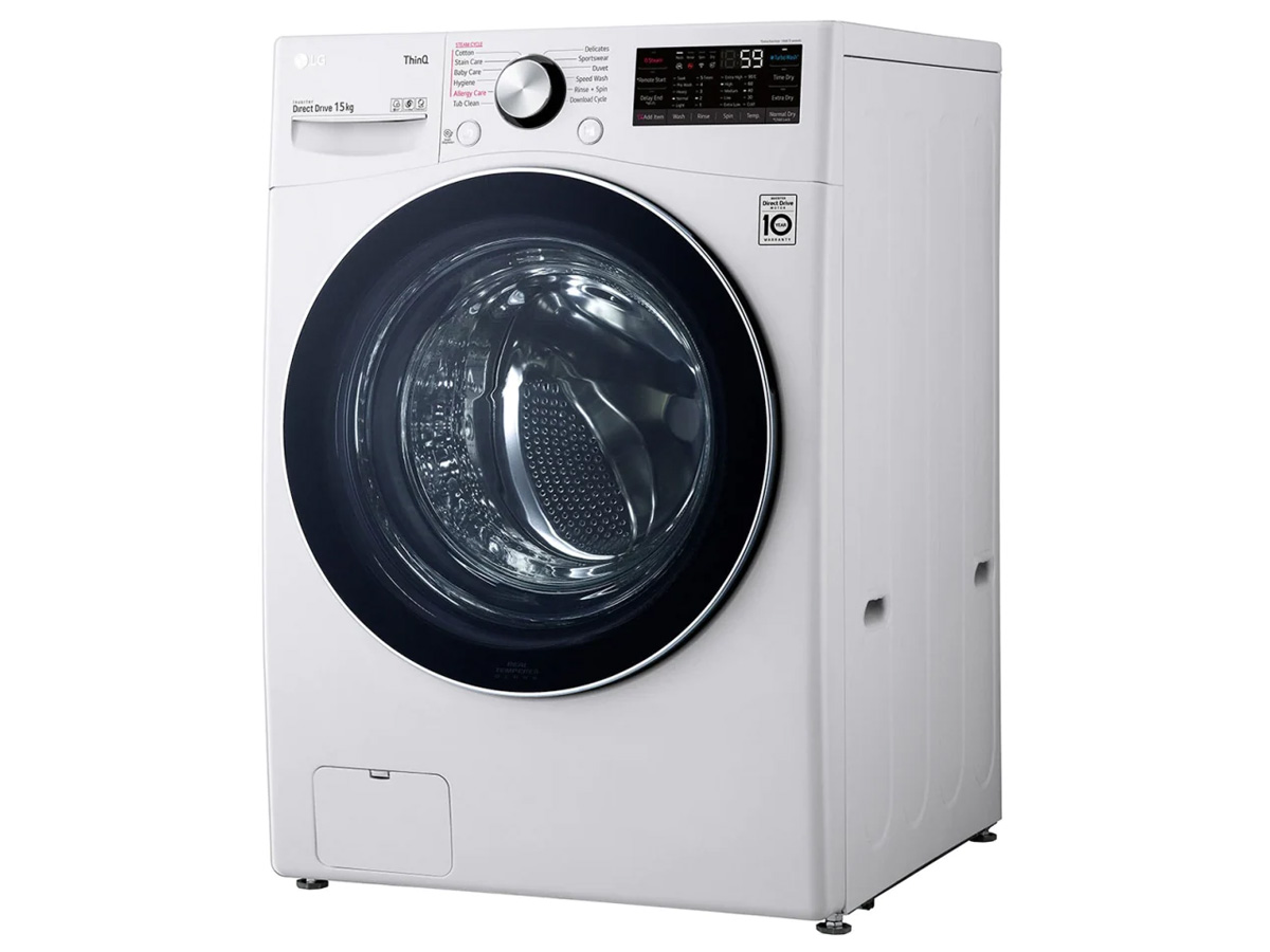 Máy giặt lồng ngang LG 15kg AI DD Inverter F2515STGW