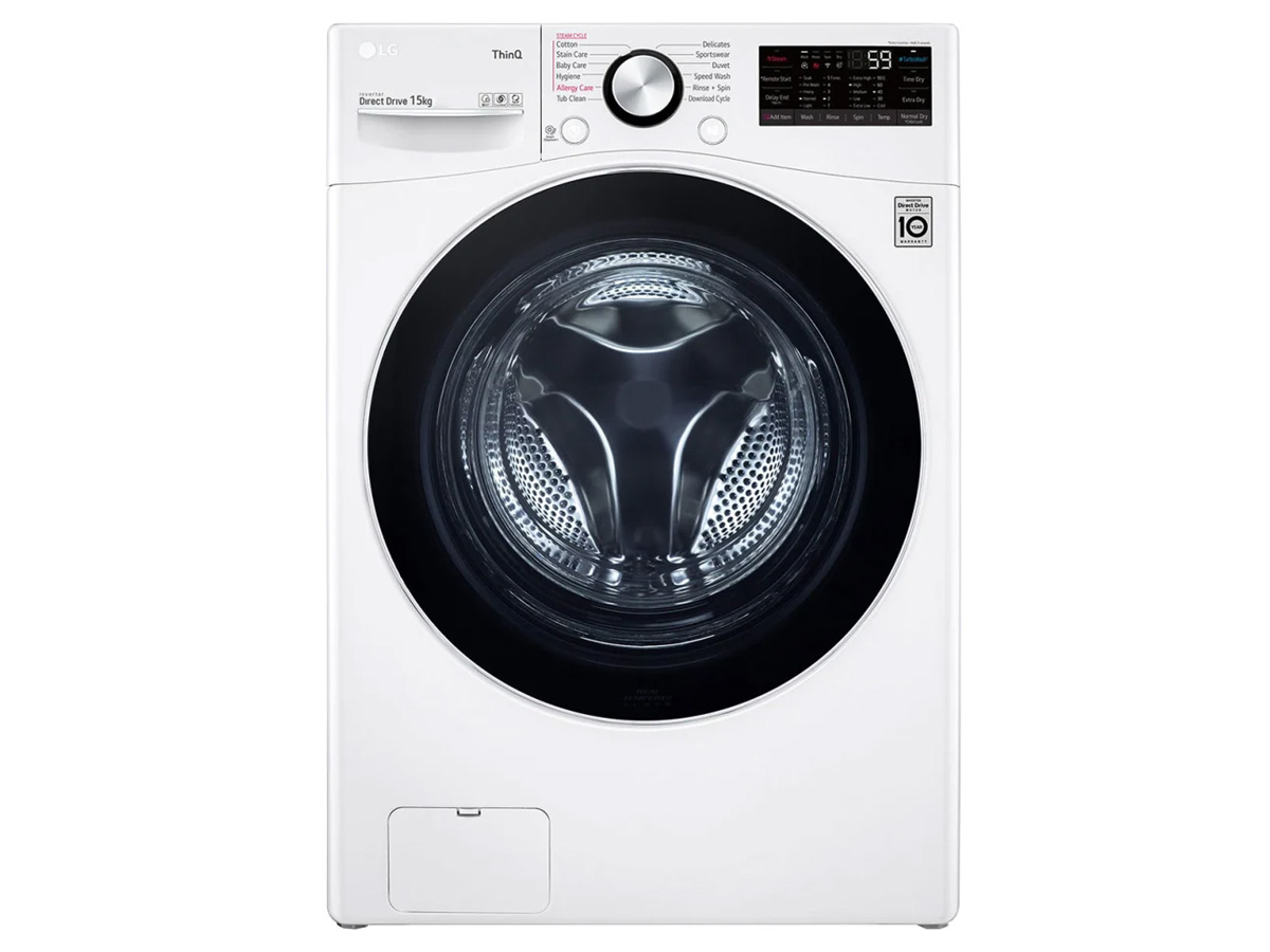 Máy giặt lồng ngang LG 15kg AI DD Inverter F2515STGW