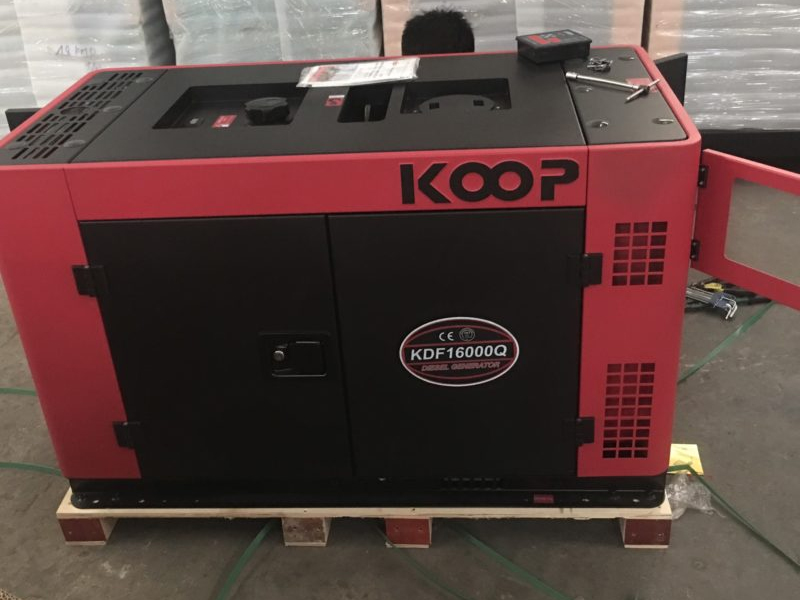 Máy phát điện chạy dầu Koop KDF16000Q 15 KVA, 1 pha