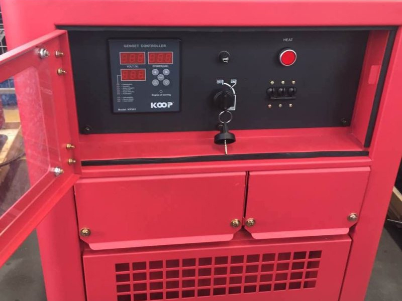 Máy phát điện chạy dầu Koop KDF16000Q 15 KVA, 1 pha