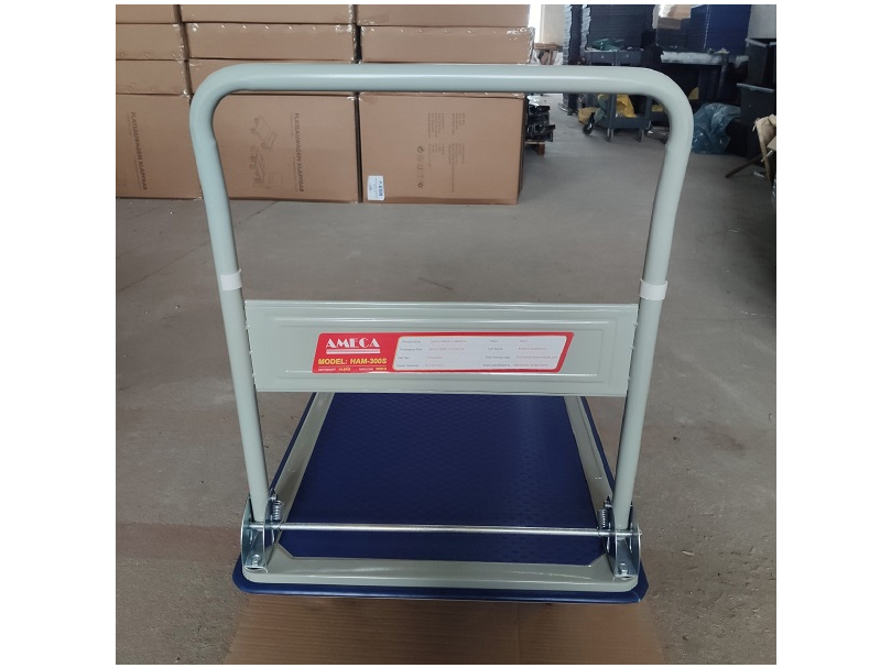 Xe đẩy hàng sàn thép 4 bánh Ameca HAM-300S