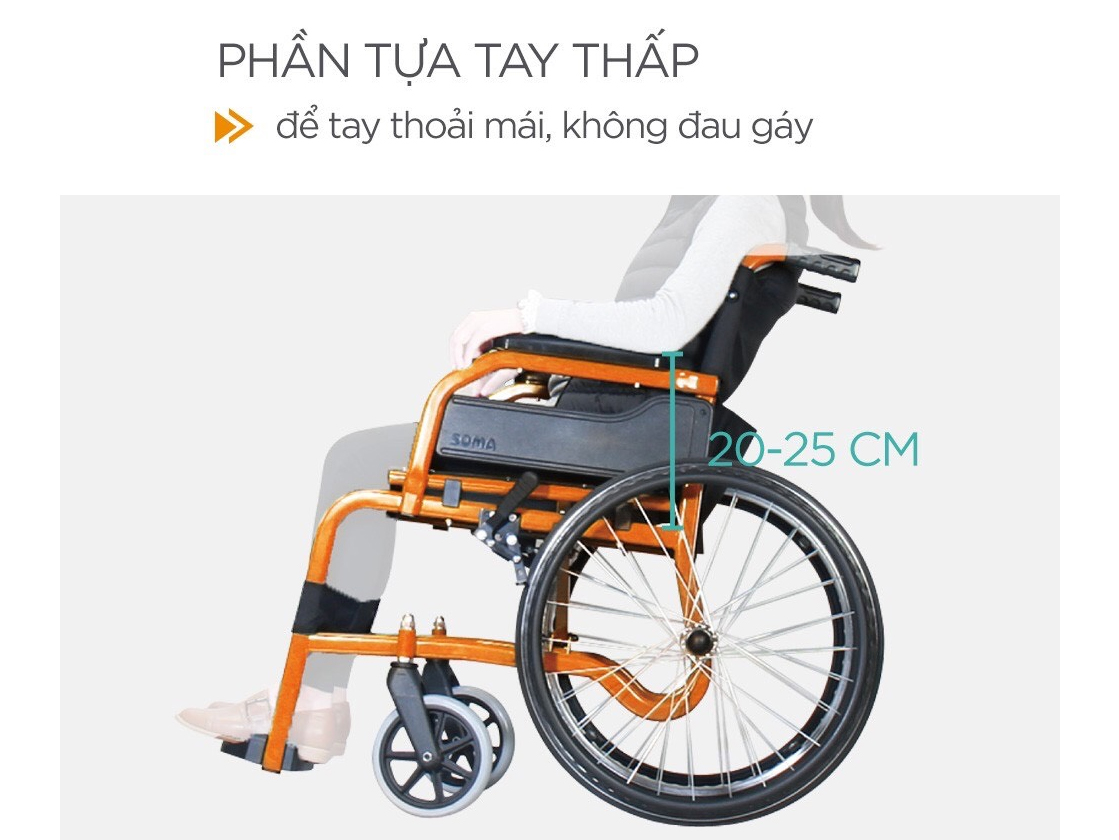 Xe lăn sắt Karma Champion 100 (CHM100)