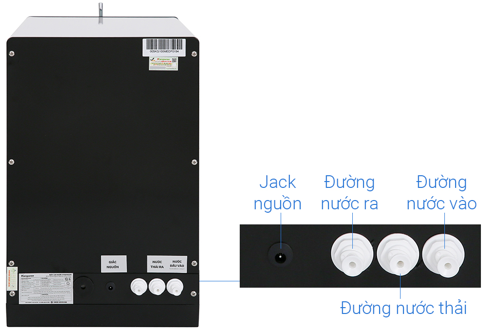 Máy lọc nước Kangaroo Hydrogen điện phân ion kiềm KG100MED