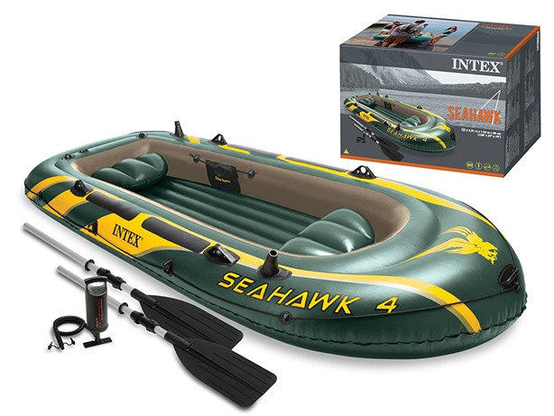 Thuyền bơm hơi 4 người Intex 68351 - tặng bơm tay, miếng vá, mái chèo