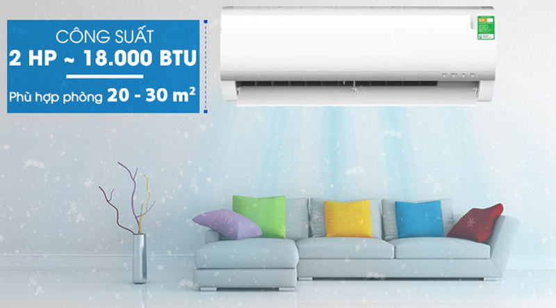 Điều hòa 1 chiều 18000BTU Midea MSAFC-18CRN8