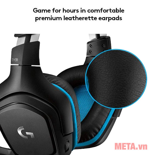 Tai nghe Logitech G431 7.1 Surround Sound Gaming Headset
