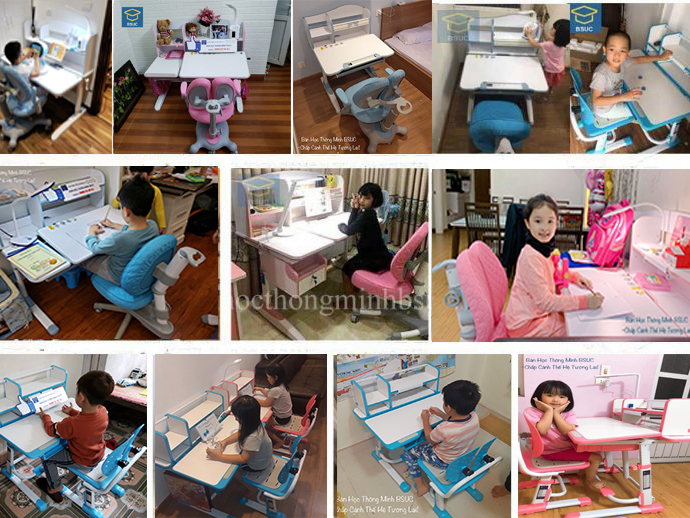 Bàn học thông minh chống gù chống cận Bsuc DRZ-8001