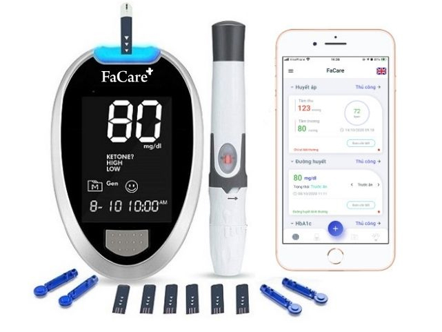 Máy đo đường huyết Bluetooth FaCare FC-G168 (TD 4277)
