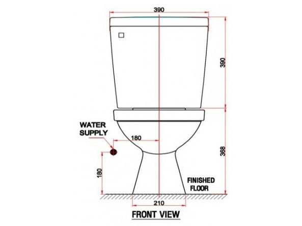 Bồn cầu 2 khối American Standard VF-2398 Winplus