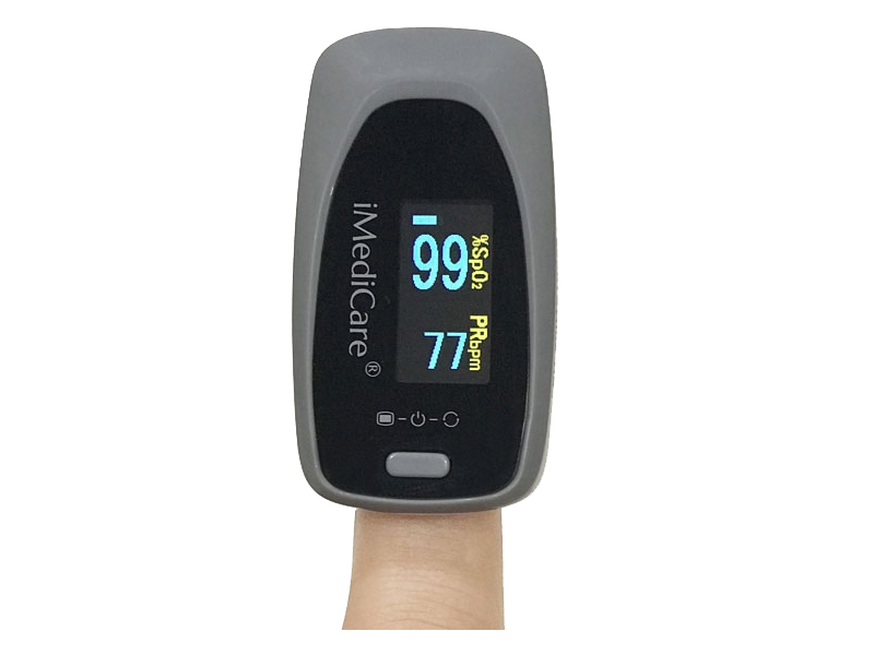 Máy đo nồng độ bão hòa oxy trong máu (SPO2) và nhịp tim iMediCare iOM-A8