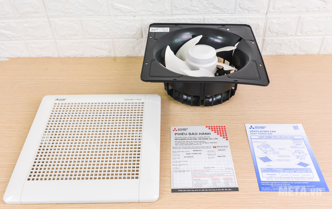 Quạt hút âm trần Mitsubishi EX-20SC5T (EX-20SC7T)