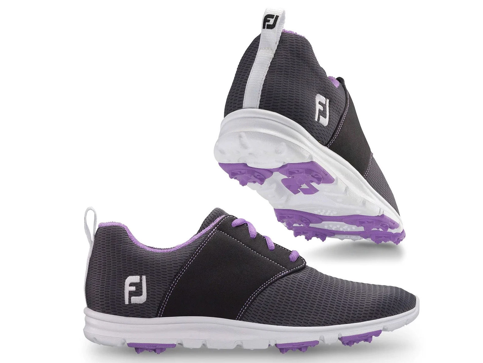 Giày golf nữ FootJoy EnJoy CHARCOAL/GRAPE 95711W WIDE