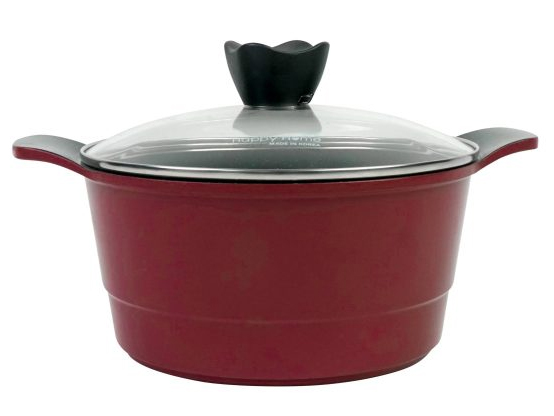 Nồi chống dính Orsay size 24cm, tráng sứ, đáy từ Happy Home Pro - Nhập khẩu Hàn Quốc