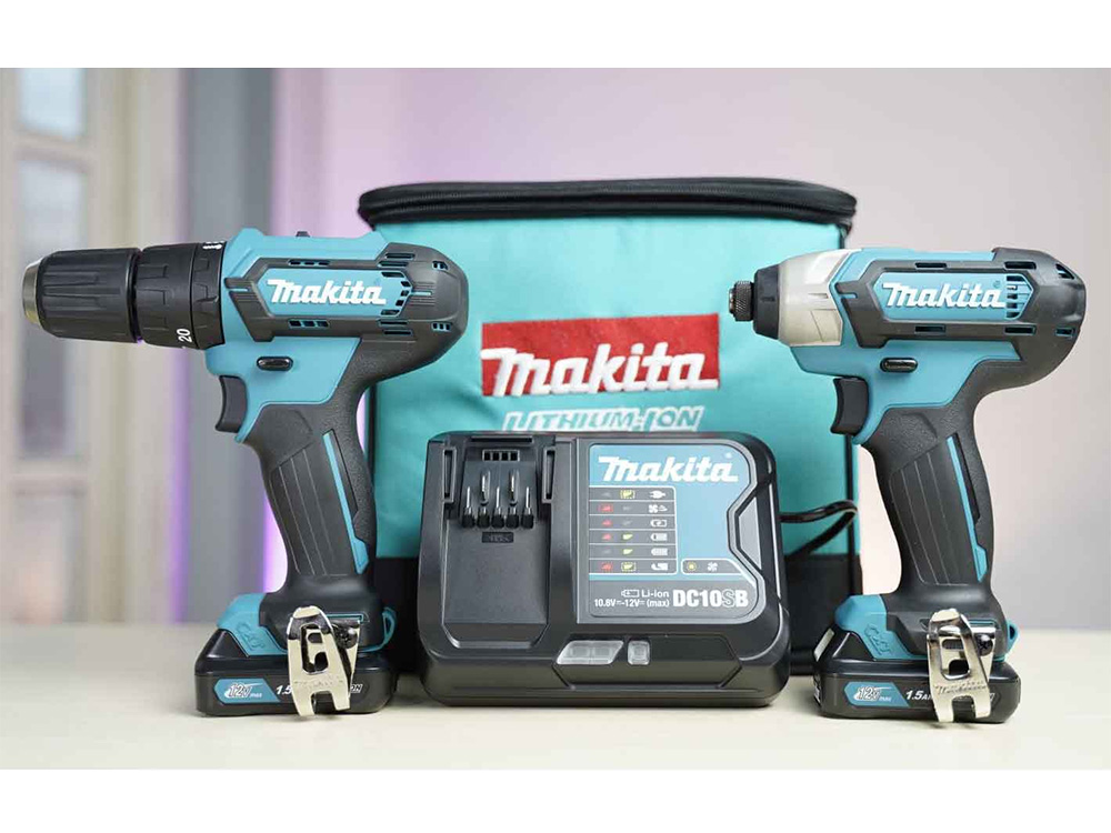 Bộ máy bắt vít dùng pin Makita CLX228S (HP333D TD110D)