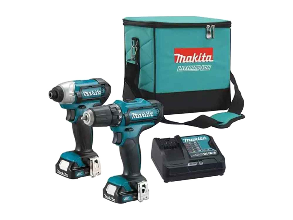 Bộ máy bắt vít dùng pin Makita CLX228S (HP333D+TD110D)