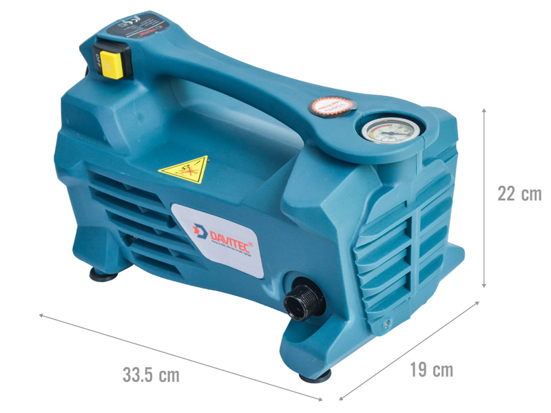 Máy rửa xe Davitec S600 (1.800W, dây phun 12m)
