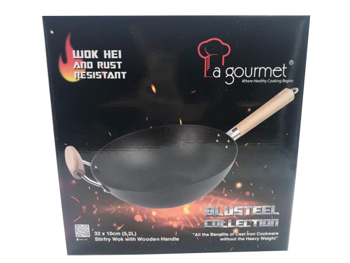Chảo thép carbon La Gourmet 32cm 360793 (2 quai)
