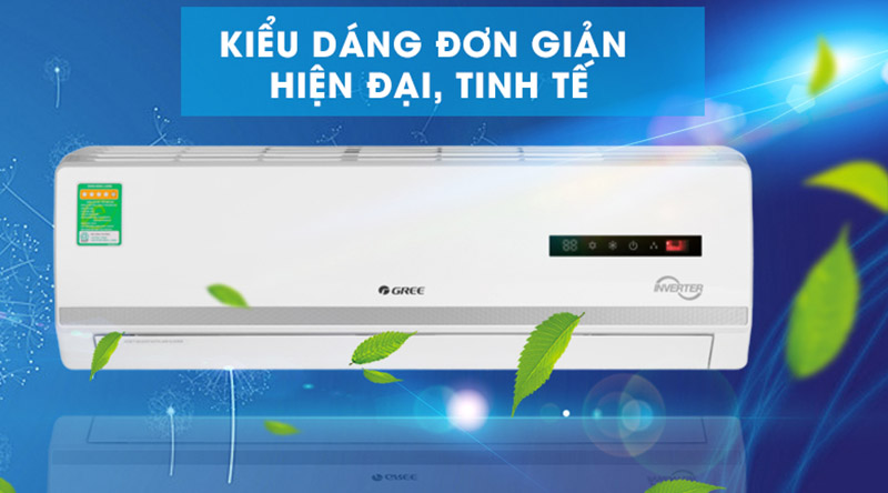 Điều hòa 2 chiều inverter 9.000 BTU Gree GWH09WA-K3DNB7L (Gas R410A)