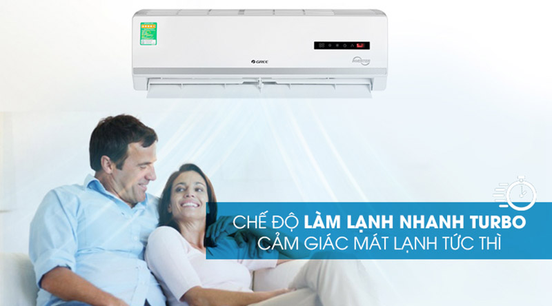 Điều hòa 2 chiều inverter 9.000 BTU Gree GWH09WA-K3DNB7L (Gas R410A)