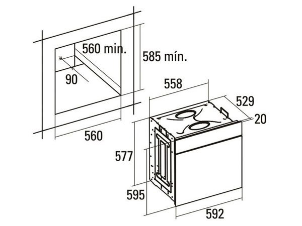 Lò nướng Dmestik ES-615DMK (60 lít)