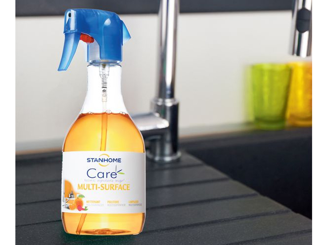 Xịt làm sạch bếp hữu cơ cho da nhạy cảm Stanhome Multi Surface Care 500ml