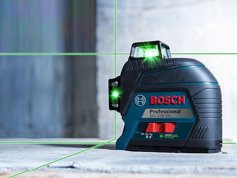 Máy cân mực laser Bosch GLL 3-60 XG (tia xanh)