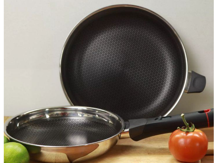 Bộ chảo Kims Cook Blackcube 3 lớp đúc liền đáy từ T&K FT00001601