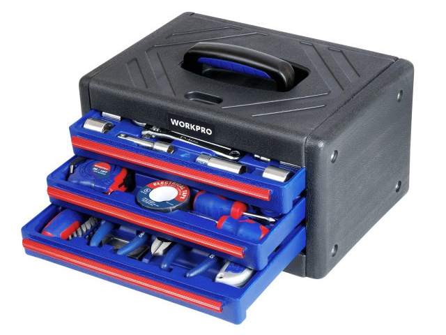 Bộ dụng cụ 125 chi tiết Workpro W009022