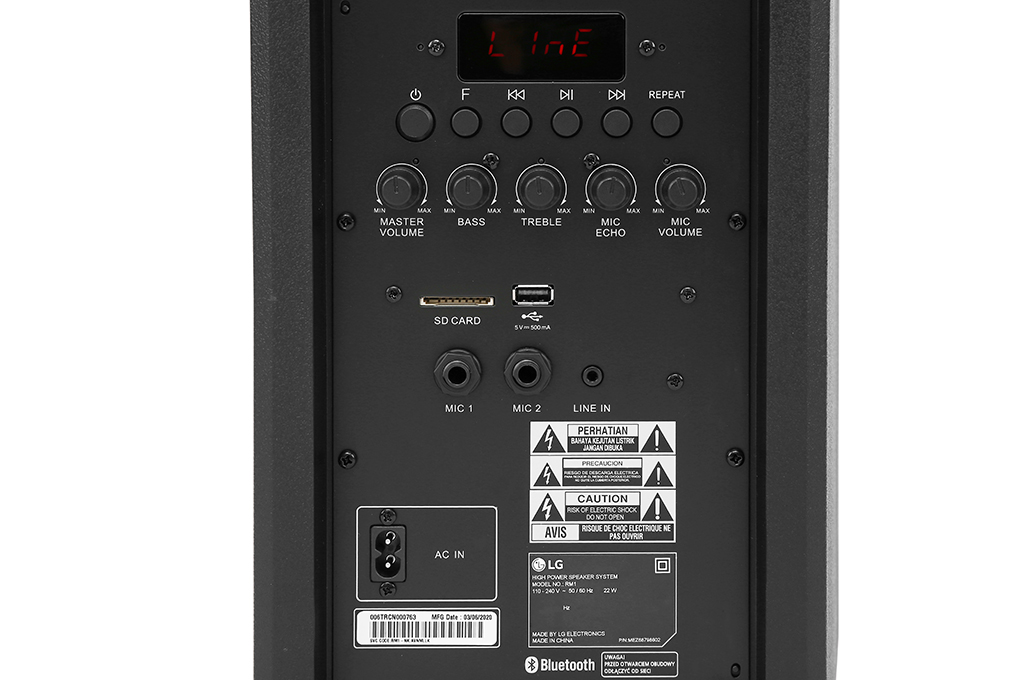 Loa karaoke LG RM1 (Bluetooth, 25W)