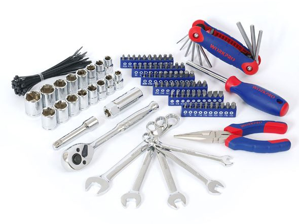 Xe đẩy dụng cụ có ghế Workpro W009039