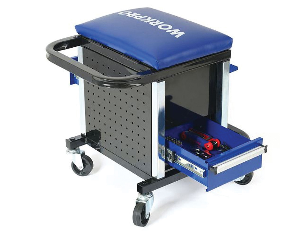 Xe đẩy dụng cụ có ghế Workpro W009039