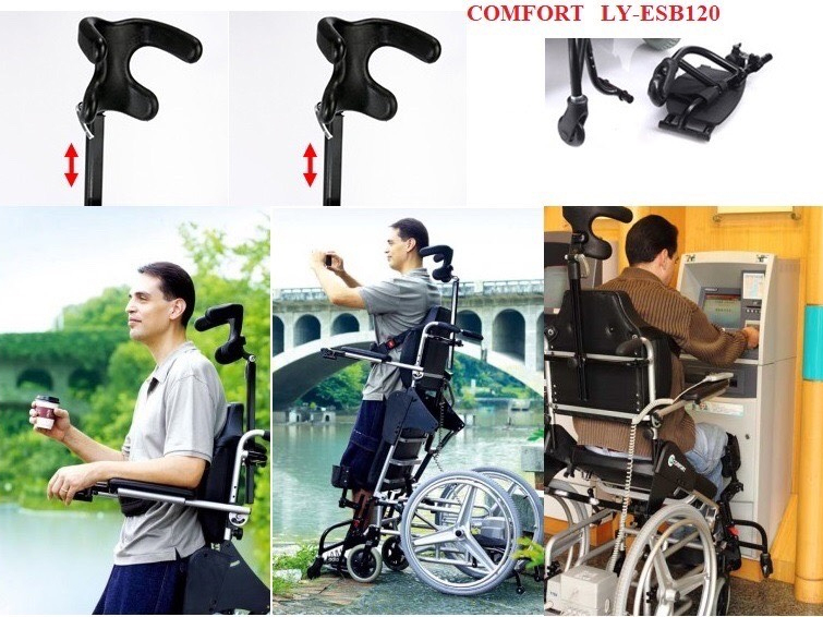 Xe lăn điện đứng cao cấp Đài Loan phục hồi chức năng chân LY-ESB120