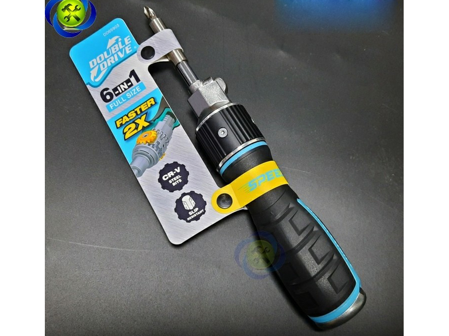 Bộ tua vít đổi đầu 6 trong 1 Double Drive DD65903