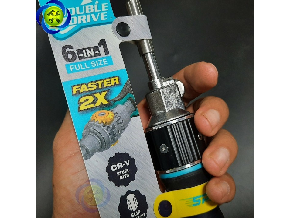 Bộ tua vít đổi đầu 6 trong 1 Double Drive DD65903