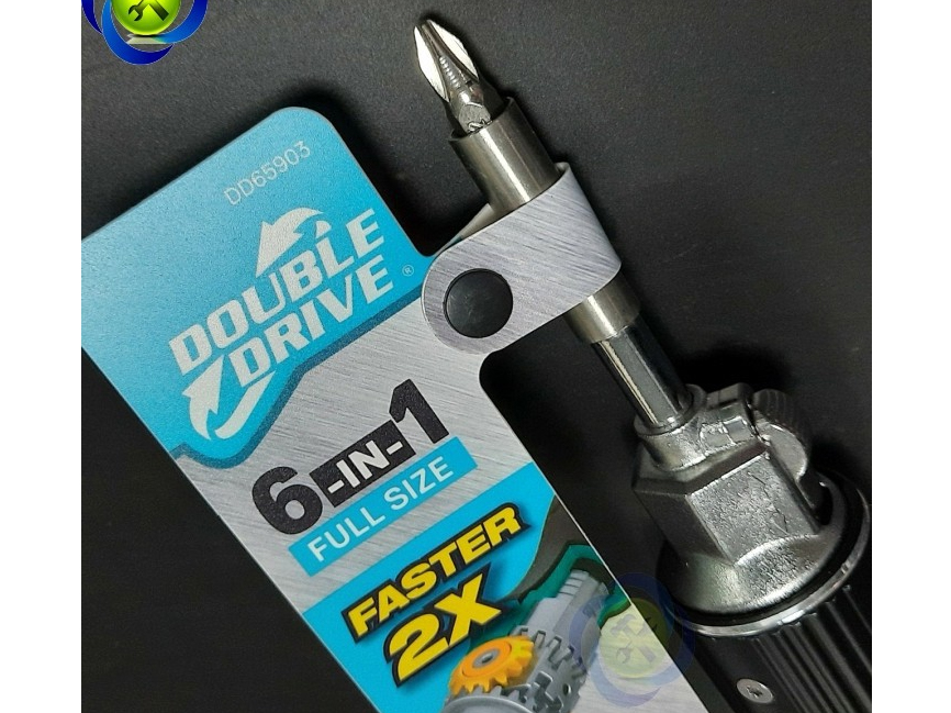 Bộ tua vít đổi đầu 6 trong 1 Double Drive DD65903