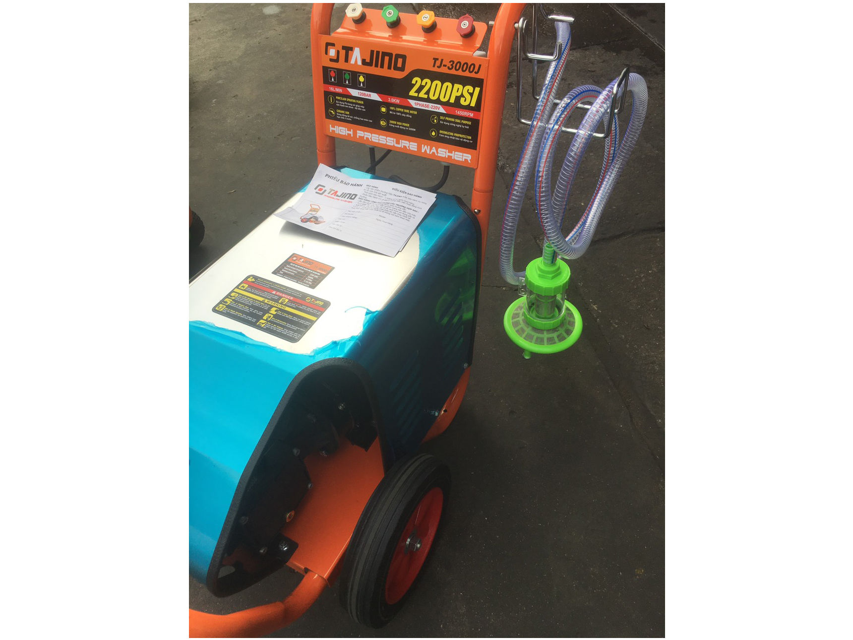 Máy rửa xe cao áp Tajino TJ-3000J (3000W)