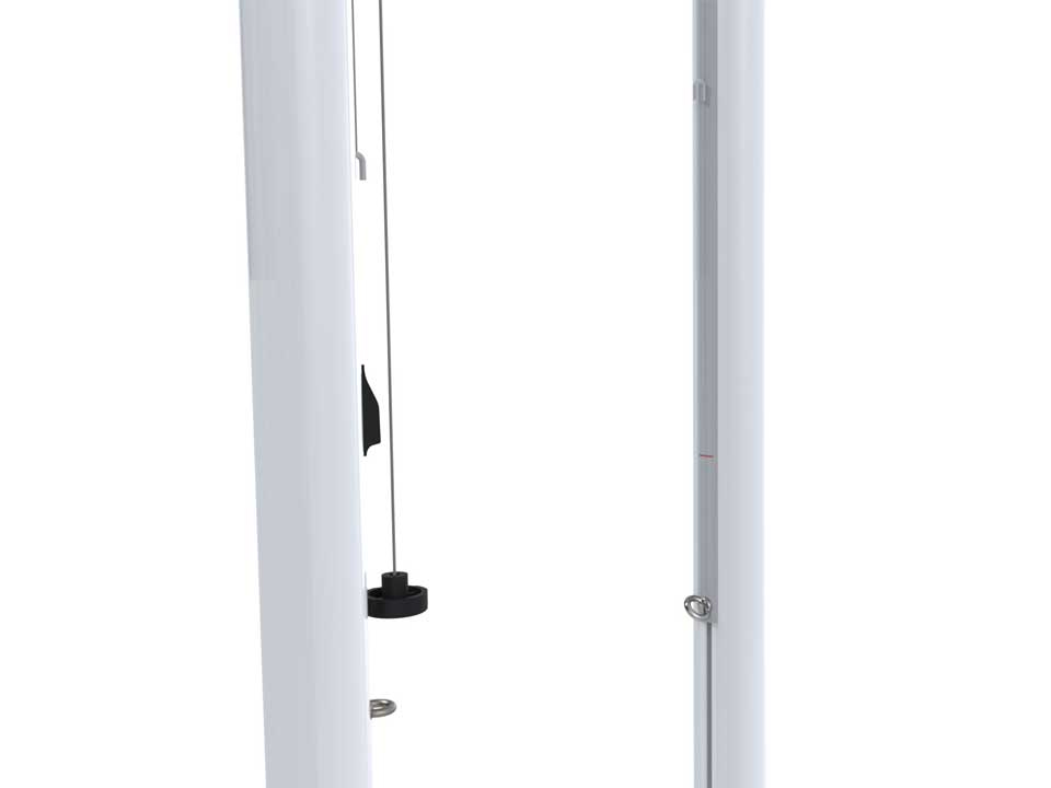 Trụ bóng chuyền tập luyện nhôm tròn D90mm Sodex Sport S30158