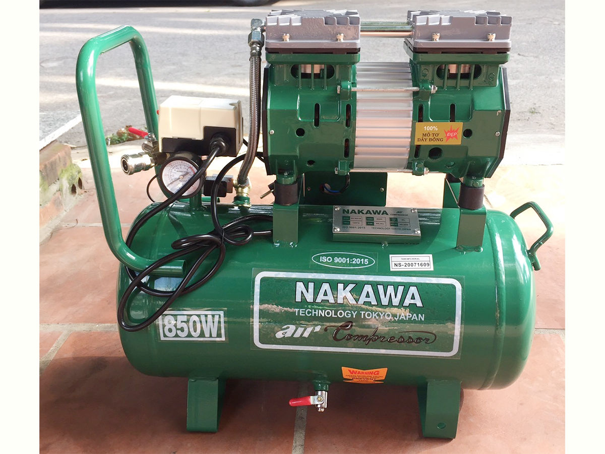 Máy nén khí không dầu Nakawa NK 800/30 850W 30 lít