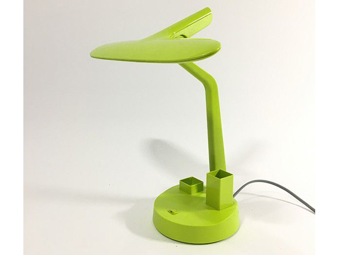 Đèn bàn học ngang bóng Led 7W Lioa 02AN-DM (Có hộp đựng bút, ghim, ánh sáng đổi màu)