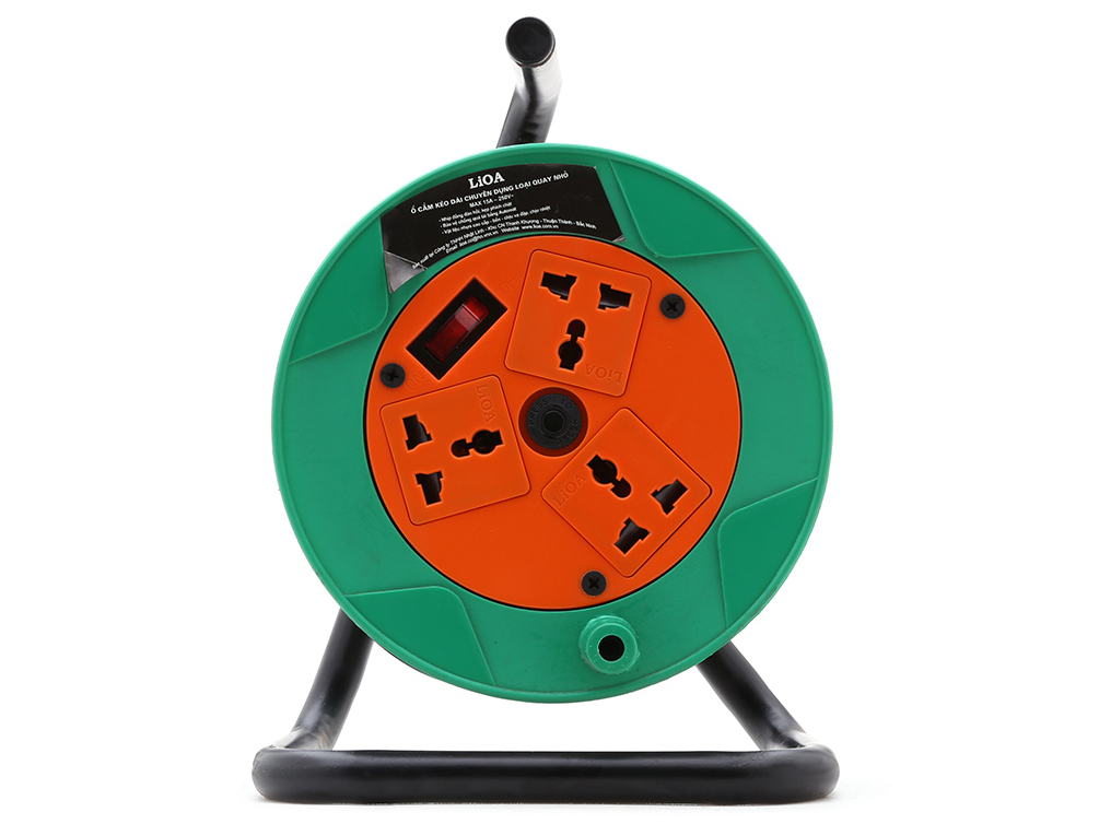 Ổ cắm kéo dài Lioa QN20-3-15A kiểu Rulo (dành cho công trường)