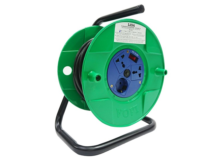 Ổ cắm kéo dài Lioa QT3025 30m dây 2 x 2,5 mm2 kiểu Rulo (dành cho công trường)