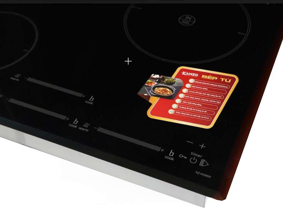 Bếp từ âm 3 vùng nấu Inverter Kanzo KZ-HQ999I (62cm)