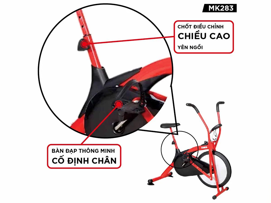 Xe đạp tập thể dục Air Bike Sports MK283