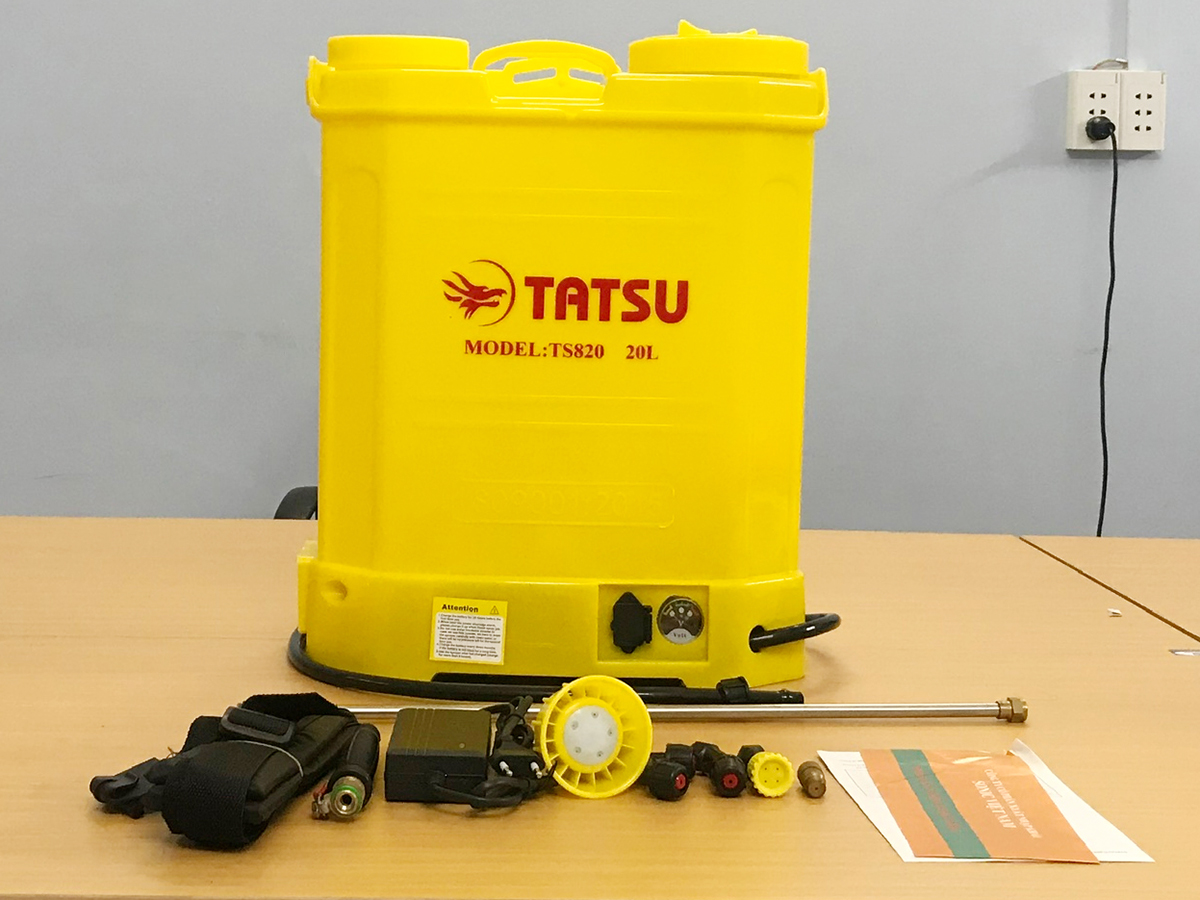 Bình xịt phun thuốc chạy điện Tatsu TS820 - 20 lít