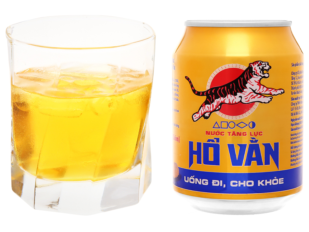Vỉ 6 lon nước tăng lực Hổ Vằn (6 x 245ml)