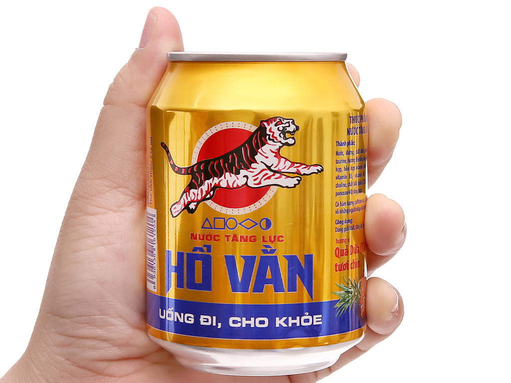 Vỉ 6 lon nước tăng lực Hổ Vằn (6 x 245ml)