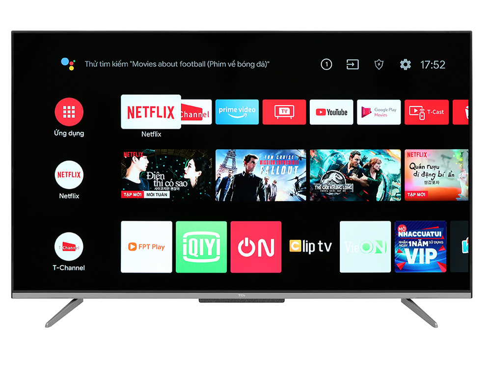 Android tivi TCL 4K 65 inch 65P725