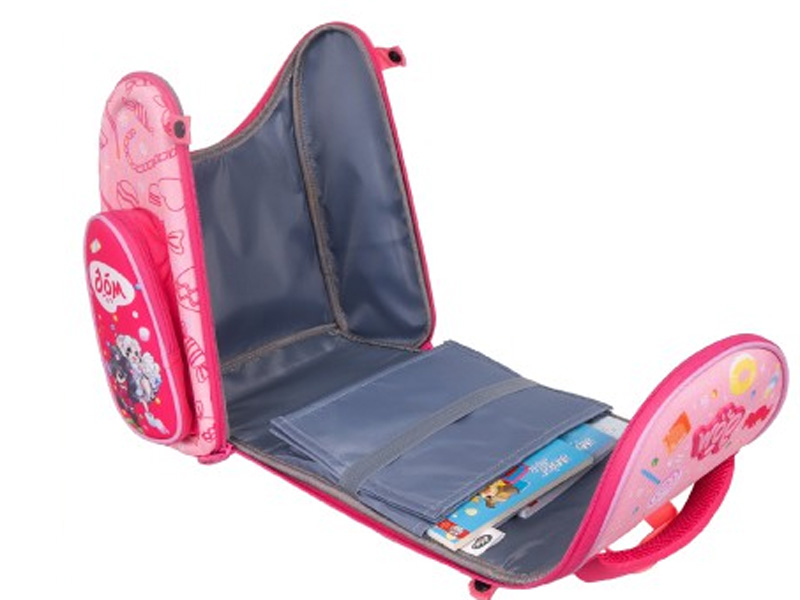 Balo chống gù Lớp học mật ngữ Đóm Active Pink A-BL11002