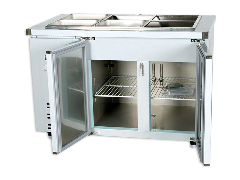 Tủ khay lạnh Salad 1200mm Kistem KIS-XDB12R - 294 lít